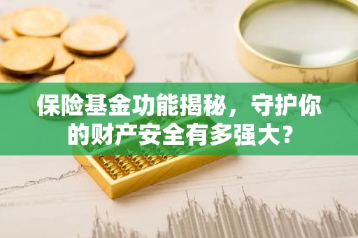 保险基金功能揭秘，守护你的财产安全有多强大？