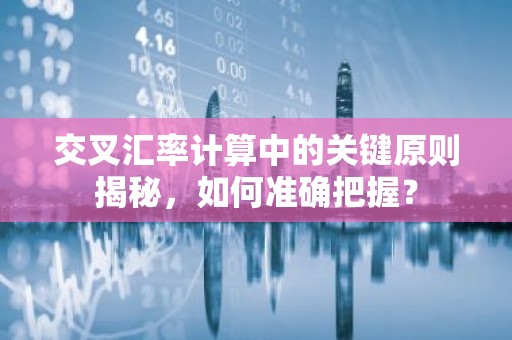 交叉汇率计算中的关键原则揭秘，如何准确把握？