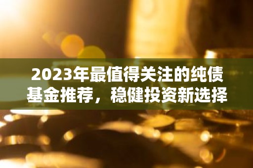 2023年最值得关注的纯债基金推荐，稳健投资新选择