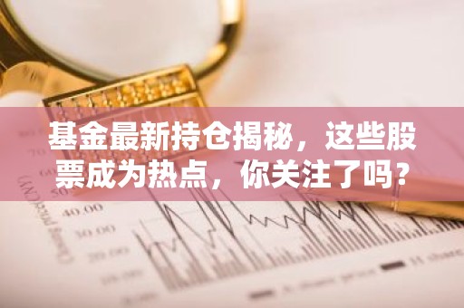 基金最新持仓揭秘，这些股票成为热点，你关注了吗？
