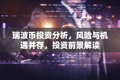 瑞波币投资分析，风险与机遇并存，投资前景解读