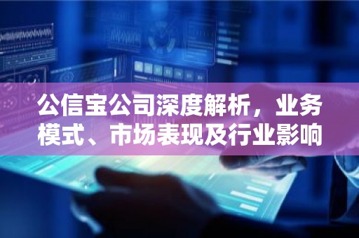 公信宝公司深度解析，业务模式、市场表现及行业影响