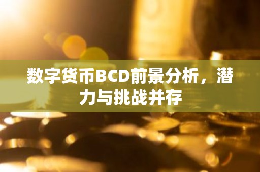 数字货币BCD前景分析，潜力与挑战并存