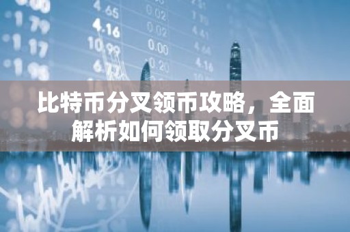 比特币分叉领币攻略，全面解析如何领取分叉币