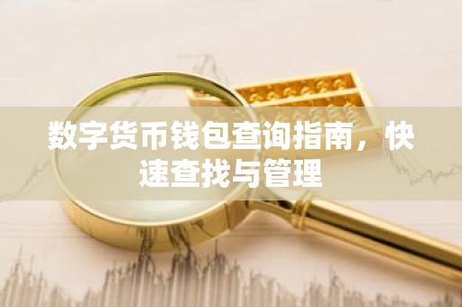 数字货币钱包查询指南，快速查找与管理