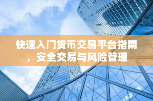 快速入门货币交易平台指南，安全交易与风险管理