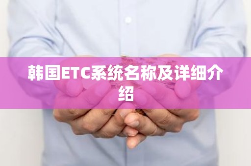韩国ETC系统名称及详细介绍