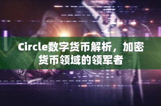 Circle数字货币解析，加密货币领域的领军者