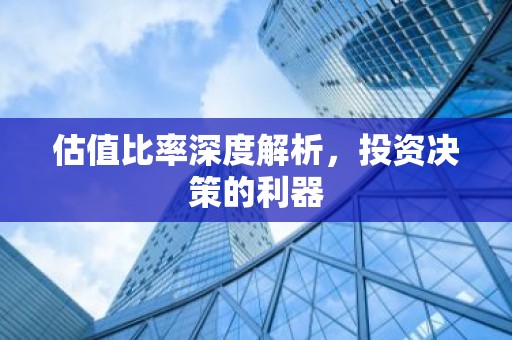 估值比率深度解析，投资决策的利器
