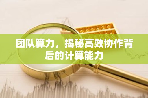 团队算力，揭秘高效协作背后的计算能力