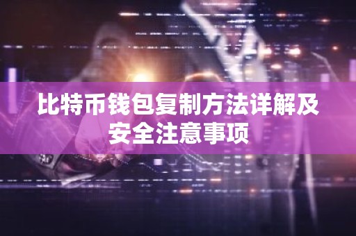 比特币钱包复制方法详解及安全注意事项