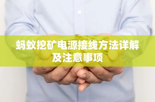 蚂蚁挖矿电源接线方法详解及注意事项