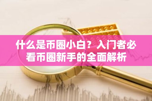 什么是币圈小白？入门者必看币圈新手的全面解析