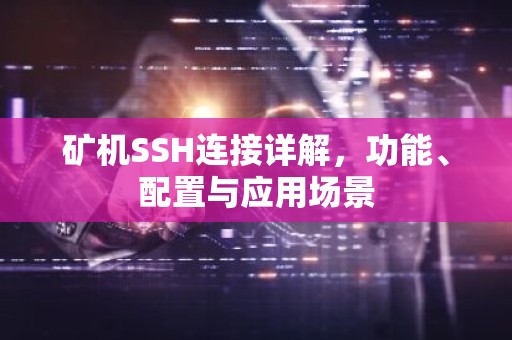 矿机SSH连接详解，功能、配置与应用场景