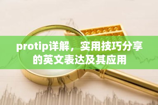 protip详解，实用技巧分享的英文表达及其应用