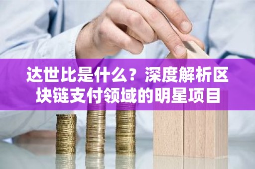 达世比是什么？深度解析区块链支付领域的明星项目