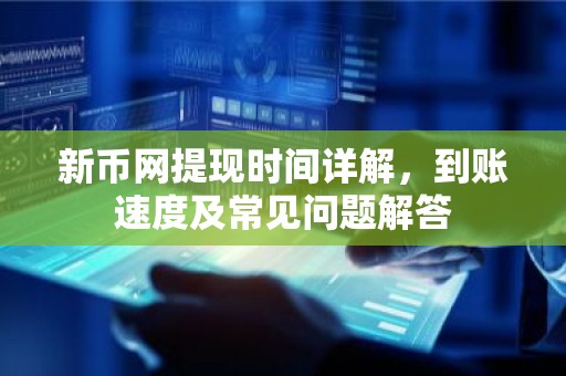 新币网提现时间详解，到账速度及常见问题解答
