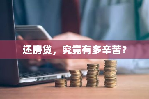 还房贷，究竟有多辛苦？