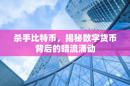 杀手比特币，揭秘数字货币背后的暗流涌动