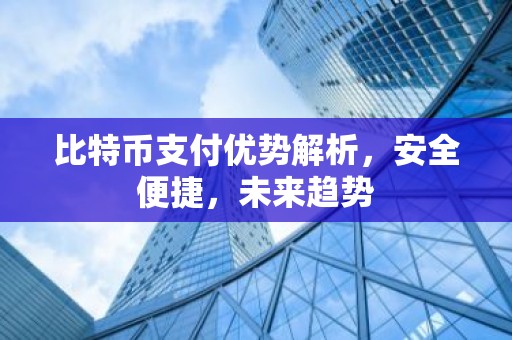 比特币支付优势解析，安全便捷，未来趋势
