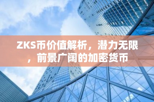 ZKS币价值解析，潜力无限，前景广阔的加密货币