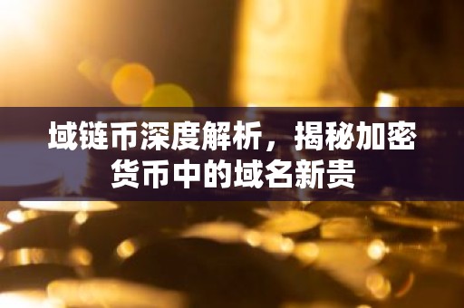 域链币深度解析，揭秘加密货币中的域名新贵