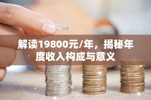 解读19800元/年，揭秘年度收入构成与意义