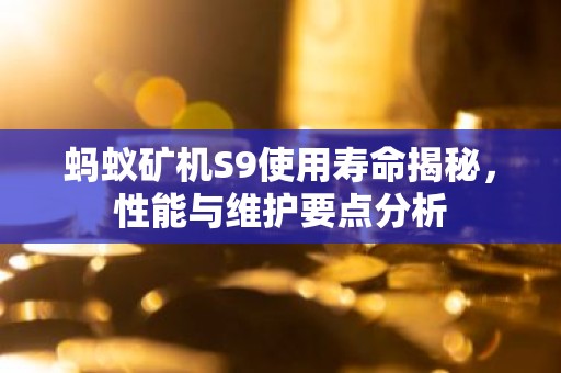 蚂蚁矿机S9使用寿命揭秘，性能与维护要点分析
