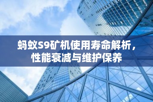 蚂蚁S9矿机使用寿命解析，性能衰减与维护保养