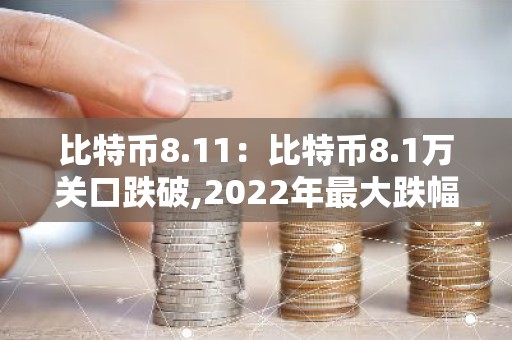 比特币8.11：比特币8.1万关口跌破,2022年最大跌幅?