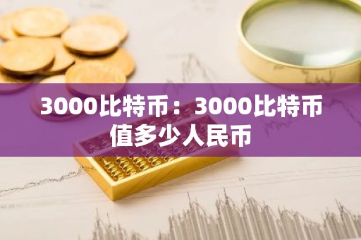 3000比特币：3000比特币值多少人民币