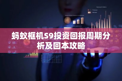 蚂蚁框机S9投资回报周期分析及回本攻略