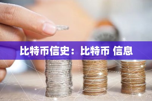 比特币信史：比特币 信息