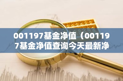001197基金净值（001197基金净值查询今天最新净值）