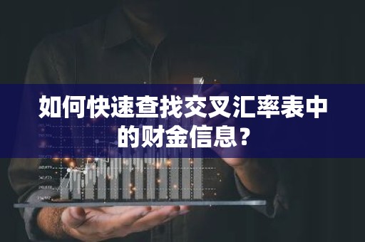 如何快速查找交叉汇率表中的财金信息？