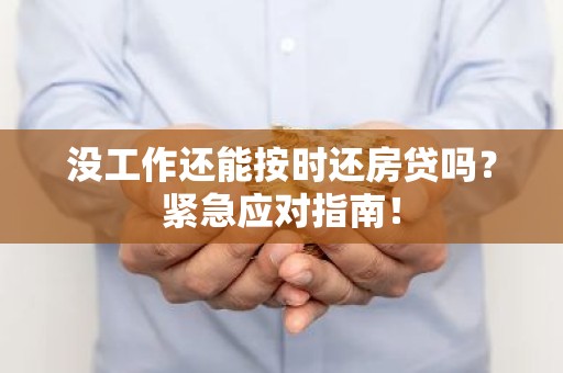没工作还能按时还房贷吗？紧急应对指南！