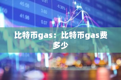 比特币gas：比特币gas费多少