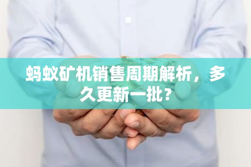 蚂蚁矿机销售周期解析，多久更新一批？