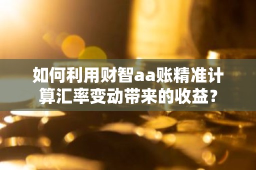 如何利用财智aa账精准计算汇率变动带来的收益？