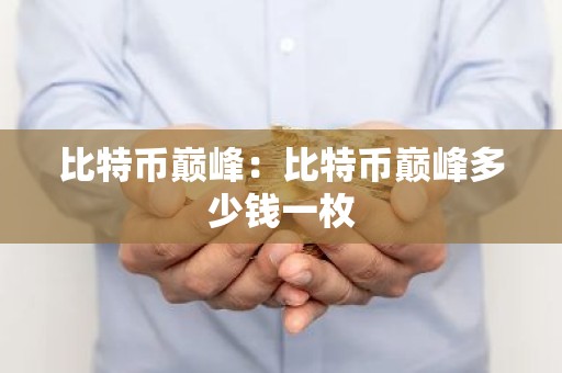 比特币巅峰：比特币巅峰多少钱一枚