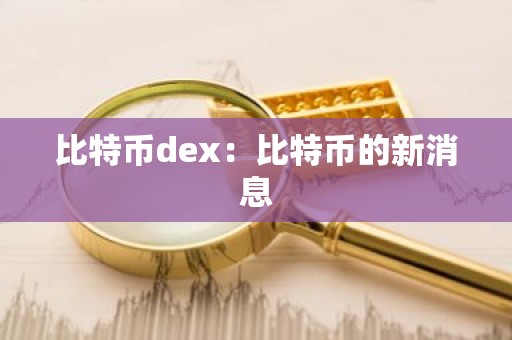 比特币dex：比特币的新消息