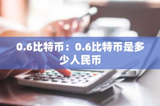 0.6比特币：0.6比特币是多少人民币