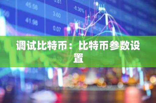 调试比特币：比特币参数设置