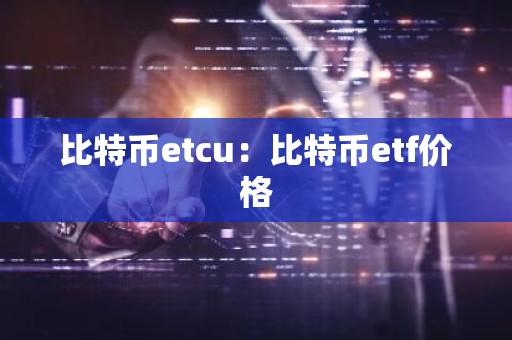 比特币etcu：比特币etf价格