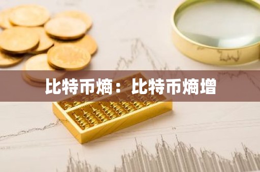 比特币熵：比特币熵增