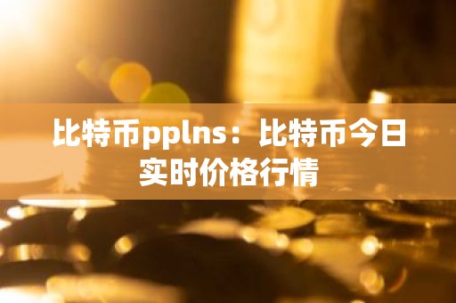 比特币pplns：比特币今日实时价格行情