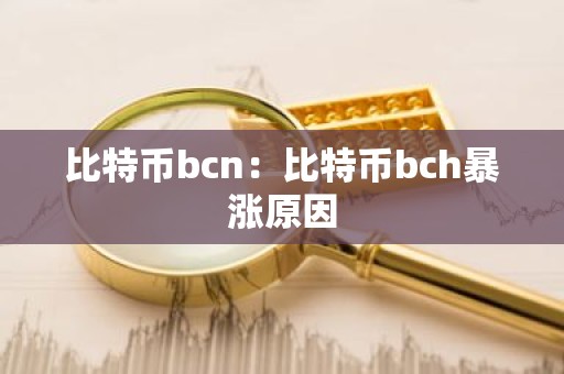 比特币bcn：比特币bch暴涨原因