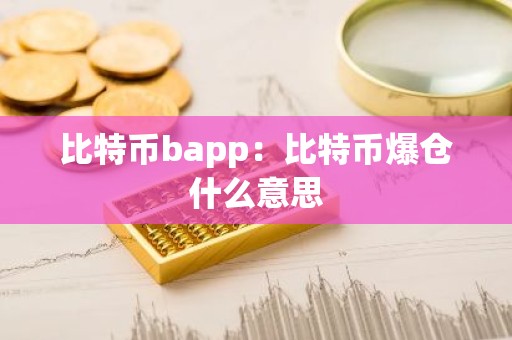 比特币bapp：比特币爆仓什么意思