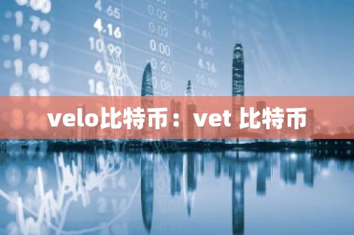velo比特币：vet 比特币