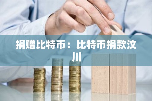 捐赠比特币：比特币捐款汶川